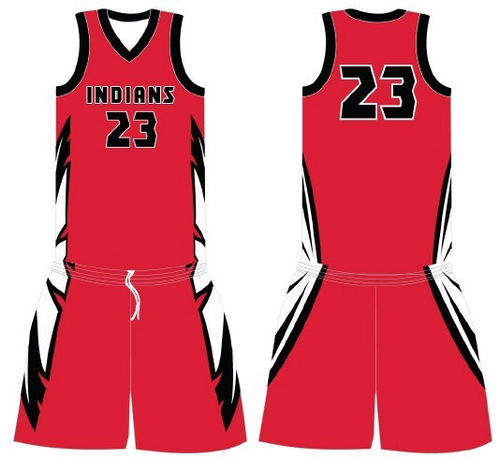 sublimation red jersey design